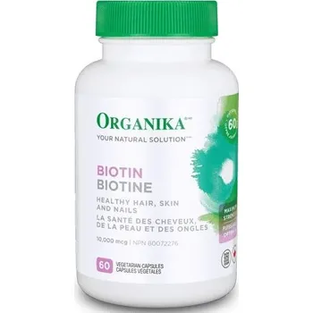 Přírodní produkt Biotin (vitamin B7) 10 000 mcg, 60 kapslí