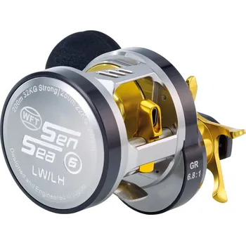 Rybářský naviják WFT multiplikátor SEN SEA 6 LW RH (Multiplikátor na pravou ruku pro mořský rybolov.)