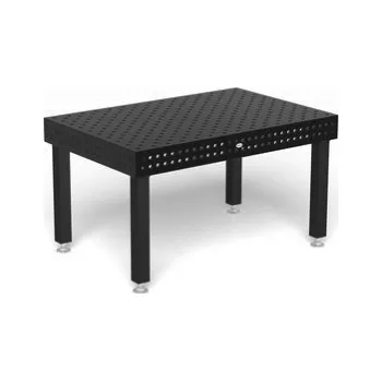 Dílenský stůl SIEGMUND [220035.XD7] Svařovací stůl Professional Extreme 8.7 1500x1000x150, plasmanitridovaný, diagonální rastr, Noha základní 700