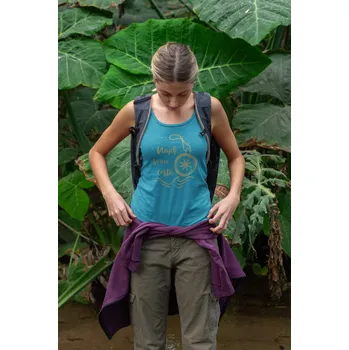 Dámské tílko Najdi svou cestu Barva: Tyrkysová, Velikost: M