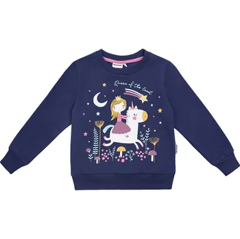 Chlapecká mikina Dívčí mikina - Winkiki WJG 92551, tmavě modrá Barva: Modrá, Velikost: 116