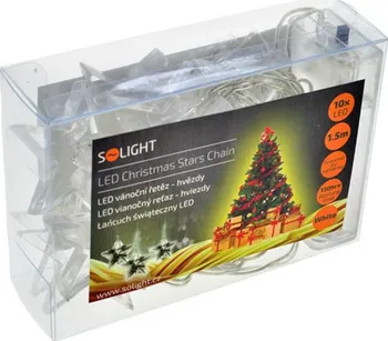 Vánoční osvětlení Solight 1V52-W řetěz 10 LED studená bílá