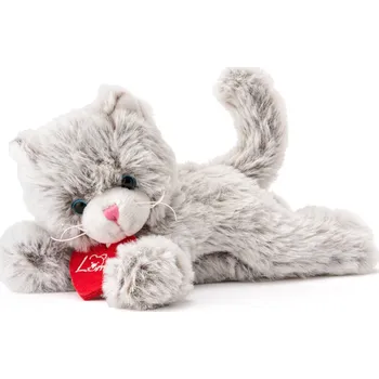 plyšák Lumpin Kočička Chichi světle šedá 20 cm