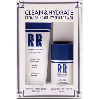 Kosmetická sada Dárková sada pro péči o pánský obličej REUZEL RR Clean & hydrate