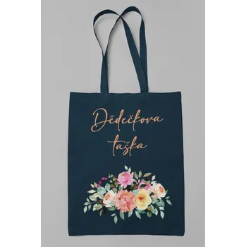 Bavlněná taška Dědečkova taška Barva: Petrolejová modrá