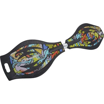 Skateboard Schildkrot Waveboard Good Vibes Graffiti