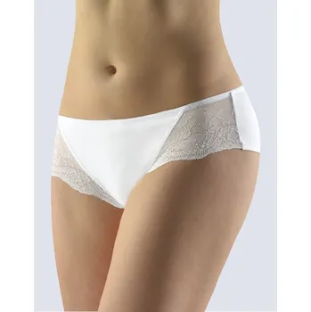 Kalhotky Gina Výhodné balení 5 kusů - Kalhotky francouzské 14139P Barva/Velikost: bílá / M/L