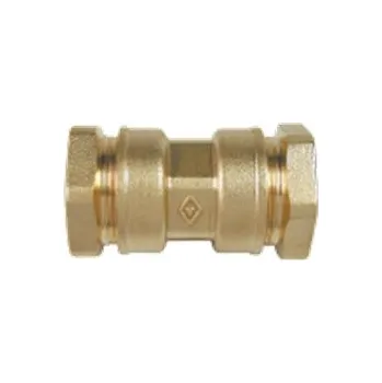 Fitinka spojka svěrná Bugatti BO 25 x 25 přímá mosaz