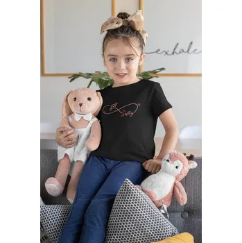 Dívčí tričko Sestry Barva: Černá, Velikost: 146