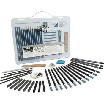 Grafitová tužka Royal & Langnickel Sada na skicování v kufříku 34 ks