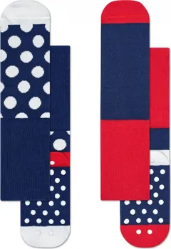 Happy Socks Big Dot Anti-Slip Socks 2-pack KBDO19-6000 19-21