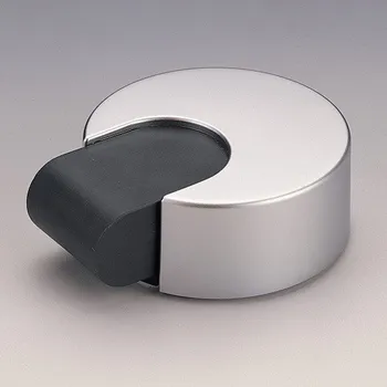 Zarážka dveřní s pružinou - MATNÝ CHROM