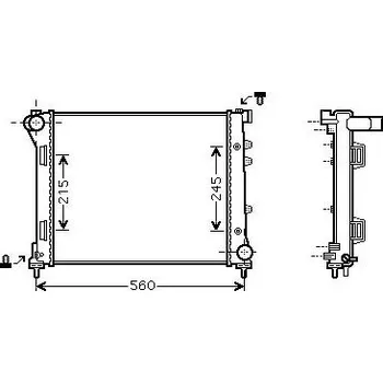 Chladič motoru chladič vody