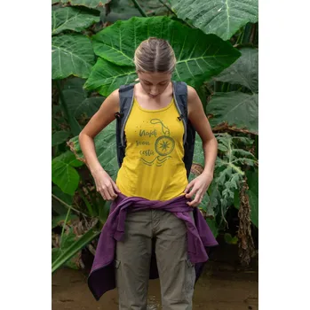 Dámské tílko Najdi svou cestu Barva: Žlutá, Velikost: M