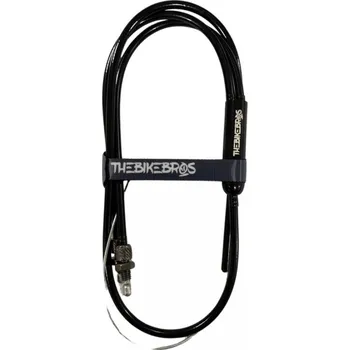 Lanko pro jízdní kolo Brzdové lanko BMX zadní díl Thebikebros černá 980mm