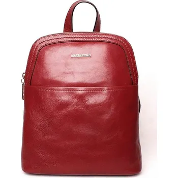 Kabelka Dámský luxusní tmavěčervený střední batoh/crossbody Marta Ponti, obsah cca. 5l