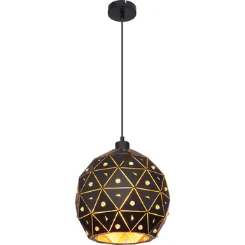 Globo 54029H | JODIE závěsné svítidlo | 1x E27 | černá | Š: 25 cm |