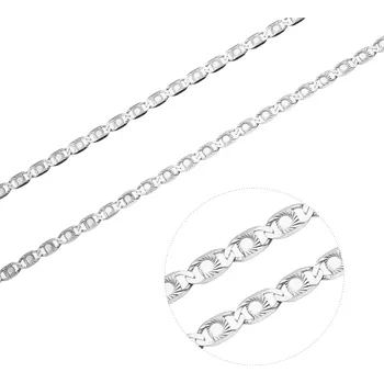 Řetízek Bealio BEALIO Stříbrný náhrdelník VALENTÝNKA spiral Délka řetízku: 45 cm 03-10450-0456