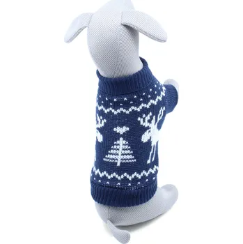 Obleček pro psa Vsepropejska Dasher svetr pro psa Barva: Modrá, Délka zad (cm): 26, Obvod hrudníku: 32 - 36 cm