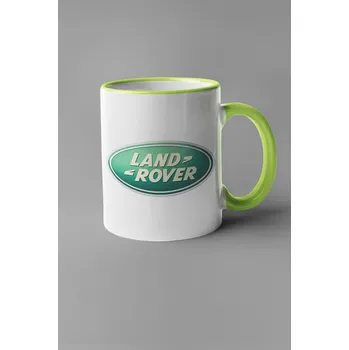 Hrnek s logem auta Land Rover Barva: Zelená