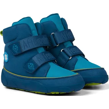 Chlapecká zimní obuv Affenzahn Comfy Jump Midboot Vegan Shark Maroccan Blue 28