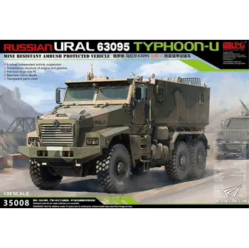 Plastikový model RPG models 1/35 Russian URAL 63095 Typhoon-U MRAP