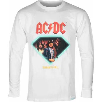 Pánské tričko Tričko metal pánské AC-DC - Highway To Hell - DIAMOND - WHT_C20DMPC500