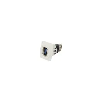 Elektrická zásuvka CLIFF Spojka USB A zásuvka,z obou stran FT USB 3.0 plast 19x24mm
