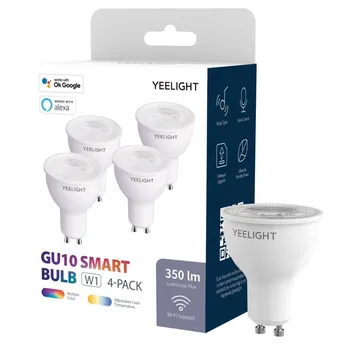 Žárovka Yeelight Smart Bulb W1 GU10 5W 230V 350lm 2700–6500K 4 ks