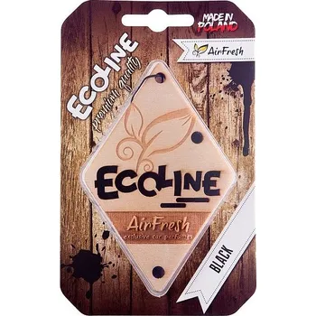 Vůně do auta AirFresh Ecoline - Black, dřevěný osvěžovač