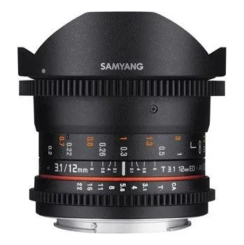 Objektiv SAMYANG 12 mm T3,1 VDSLR ED AS NCS Fisheye pro MFT