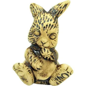 Zahradní dekorace Keramický velikonoční zajíček sedící 2.