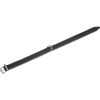 Obojek pro psy Karlie Rondo kožený vel. M/L 27 mm x 47 cm černý