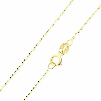 Řetízek Zlatý řetízek na krk Ankr žluté zlato 38 cm