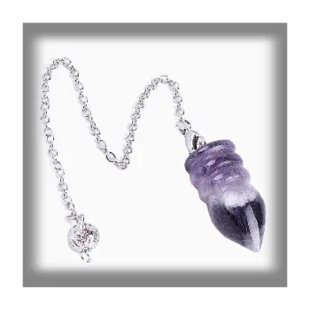 Salts Kyvadlo tvarované - Ametyst 3 cm