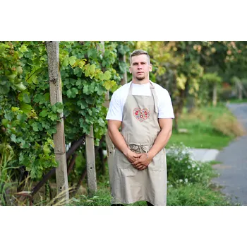 Pracovní zástěra Folklórní zástěra Srdce