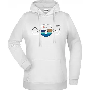 Dámská mikina Mikina dámská PADDLEBOARDING WHITE bavlna - velikost: XL