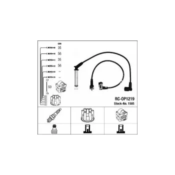 Zapalovací kabel Sada kabelů pro zapalování NGK RC-OP1219