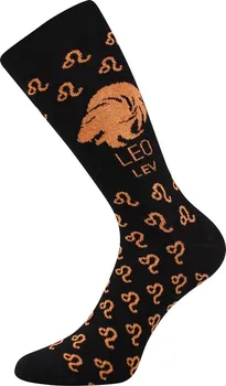 pánské ponožky BOMA Zodiac Lev černé