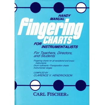 CLARENCE V. HENDRICKSON : HANDY MANUAL FINGERING CHARTS FOR INSTRUMENTALISTS – CLARENCE V. HENDRICK