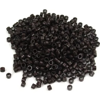 Náhradní kroužky k metodě micro ring/easy loop 50ks - hnědá