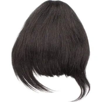 Příčesek Clip in ofina 100% lidské vlasy - REMY - přírodní černá