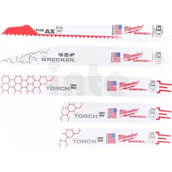Pilový plátek MILWAUKEE Sada pilových plátků 5 ks (49222205)