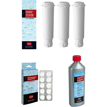Nivona NIRF 700 Claris vodní filtr 3 ks + NIRK 703 odstraňovač vodního kamene 500 ml + NIRT 701 čisticí tablety 10 ks