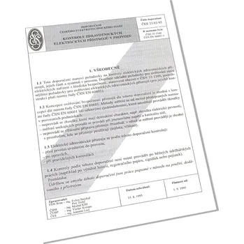 33.03.95 - Kontroly zdravotnických elektrických přístrojů v provozu