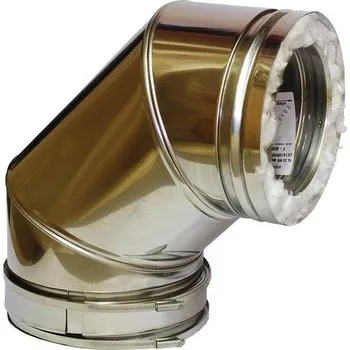 Komín Bertrams Segmentové koleno 90° (Ø130 mm, tl. 1,0 mm)