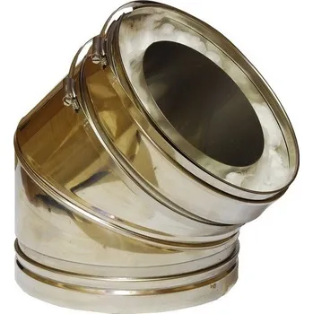 Komín Bertrams Segmentové koleno 45° (Ø130 mm, tl. 1,0 mm)