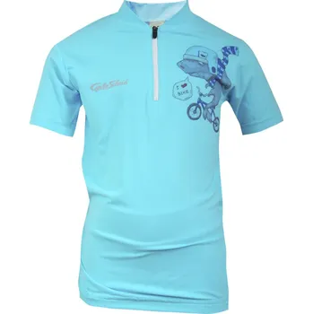 cyklistický dres Cycloschein Cycloschein ART 334 Cyklodres dětský ŽRALOK azurový - 150