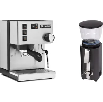 Kávovar Rancilio Silvia E + ECM C-Manuale 54, anthracite