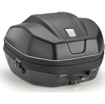 Zavazadlo na motocykl WL 901 horní kufr GIVI (MONOKEY topcase) textilní thermoform, černý, rozšiřovací objem 29/34 l.